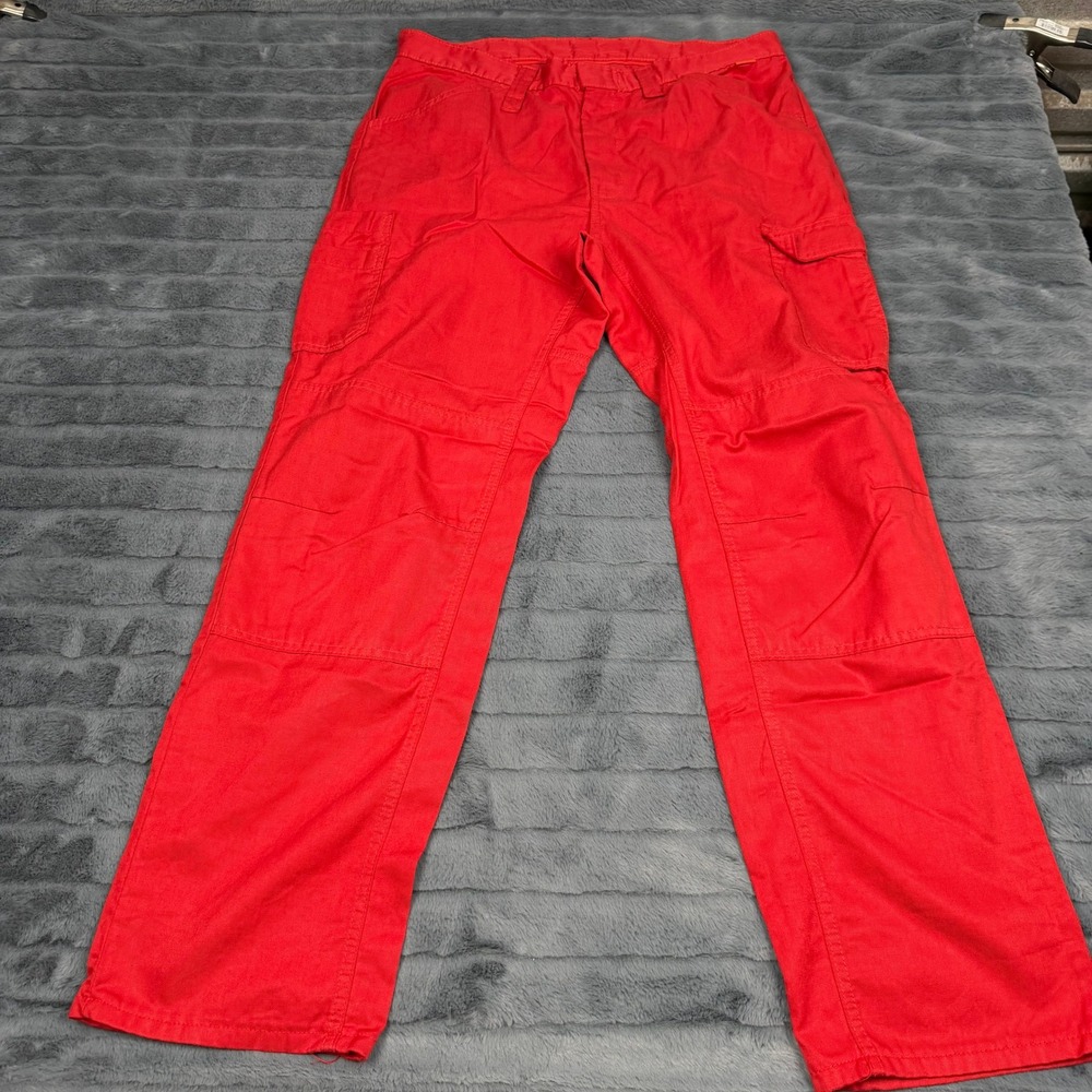 Bulwark FR Nomex Flame Resistant Cargo Pants Red Mens 36x31 CAT1 2112 GP16RD3